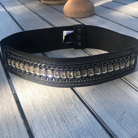 Large BCBG Maxazria embellished belt - Picture 1 of 4
